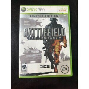 Battlefield Bad Company 2‎ Xbox 360 Limited Edition With Case & Manual